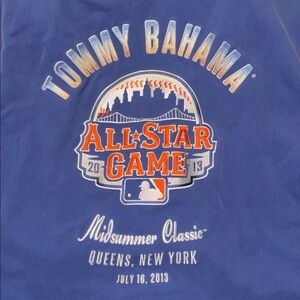 MLB Blue Button-Up Shirt by Tommy Bahama vintage